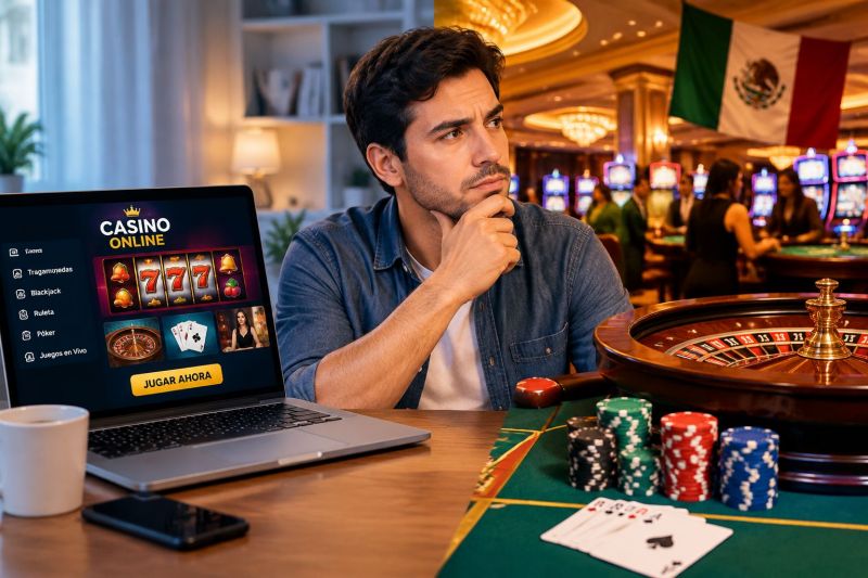 ¿Cuál es la diferencia entre casino online y casino físico en México?