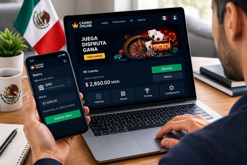 Saldo disponible para retirar en casinos online México: guía real