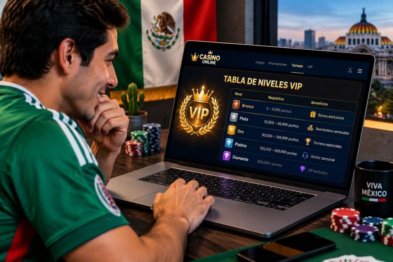 ¿Qué beneficios tiene cada nivel? Guía de programas de fidelidad en casinos online México